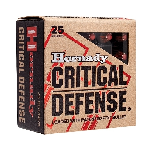 Hornady 357 Mag 125 grain FTX Critical Defence Ammo 25 rd - 90500H