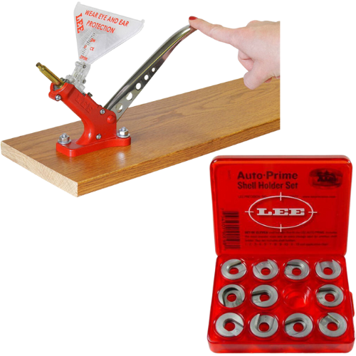 Lee Auto Bench Prime 90700 & Shell Holder Set 90198 Bundle