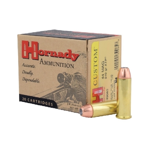 Hornady 44 Mag 240 grain HP/XTP Hornady Custom Ammo 20 rd - 9085