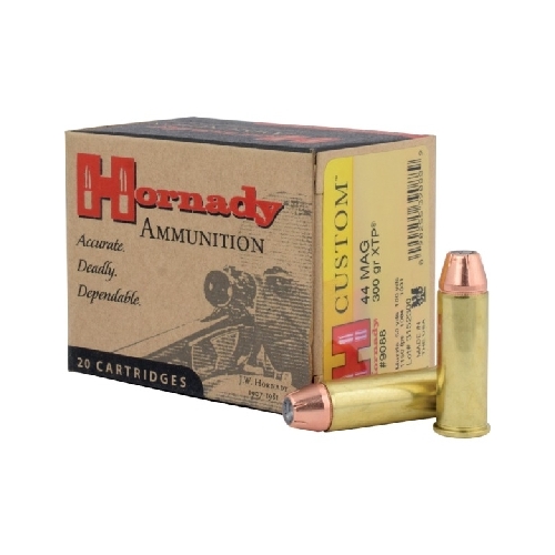Hornady 44 Mag 300 grain JHP/XTP Hornady Custom Ammo 20 rd - 9088