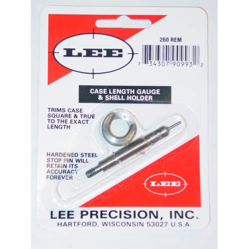 Lee Case Length Gauge & Holder 260 Rem 90993