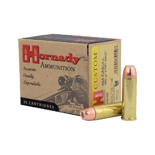 Hornady 454 Casull 300 grain XTP Mag Hornady Custom Ammo 20 rd - 9150