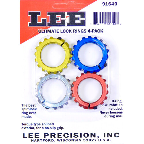 Lee Ultimate Lock Rings - 4 Pack  7/8"-14 Thread - 91640