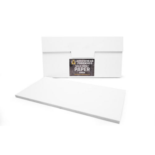 Arrowhead Forensics Inkless Shoe Print - Replacement Sensitized Paper 8" x 16" 100 Pack - A-43700