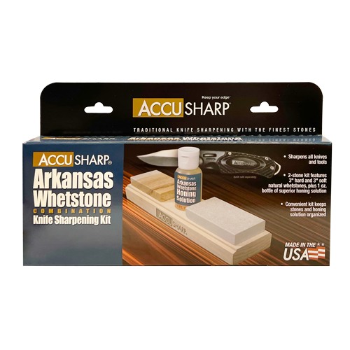 AccuSharp Combo Arkansas Stones w/ Honing Oil - A023C