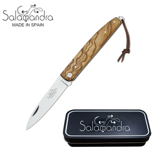 Salamandra Olive Wood Pocket Knife 175mm - A100011