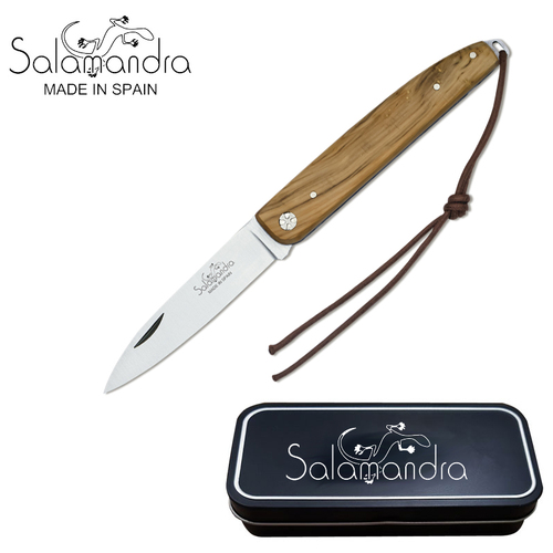 Salamandra Box Wood Pocket Knife 175mm - A100141