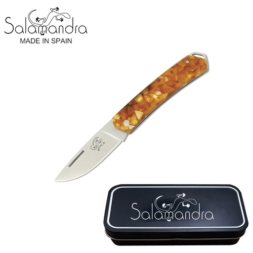 Salamandra PMMA Wood Light Pocket Knife 140mm - A151233