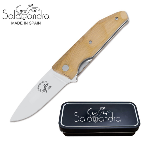 Salamandra Olive Wood Pocket Knife 190mm - A190141