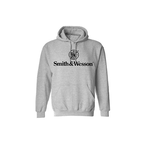 Smith & Wesson Logo Hoodie - Athletic Heather - XL