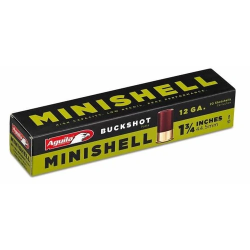 AGUILA 12 Gauge 18gm 1.75" Buckshot Mini Shell 20PK - A1CHB1288