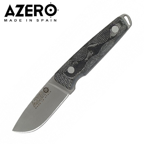Azero Micarta Canvas Black Hunting Knife 205mm - A210221