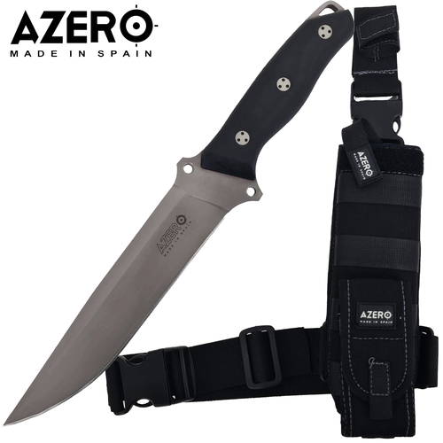 Azero HDM Tactical Knife w Molle Sheath - Ex Demo - A222211-XD