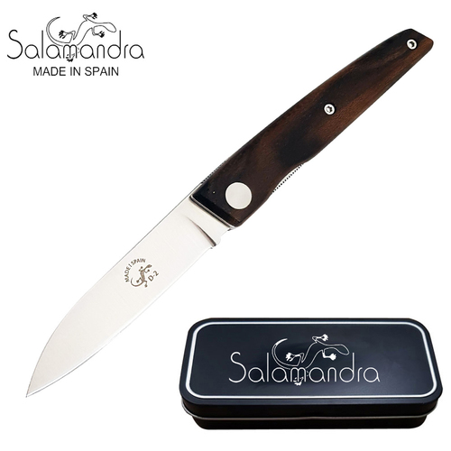 Salamandra Ziricote Handle Pocket Knife - A230032