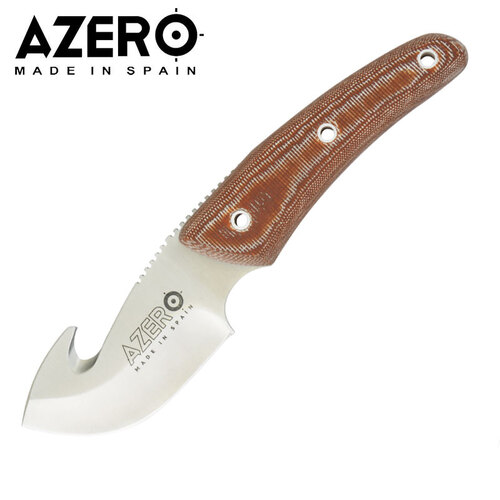 Azero Micarta Gut Hook Skinner Knife 150mm - A230101