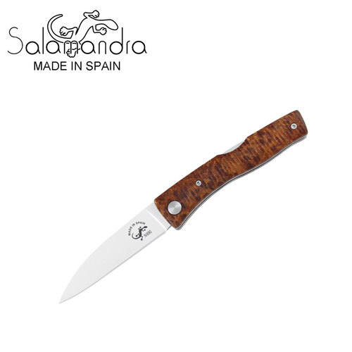 Salamandra Thuya Burl Wood Pocket Knife - 175mm - A231153