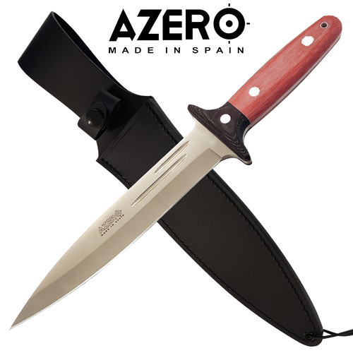 Azero Dark Micarta Pig Sticker Hunting Knife 355mm - A238221-D