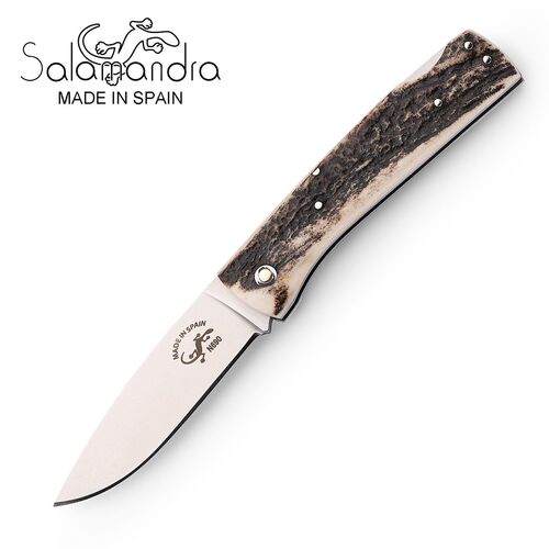 Salamandra Aura Stag N690 Pocket Knife - 168mm - A304061