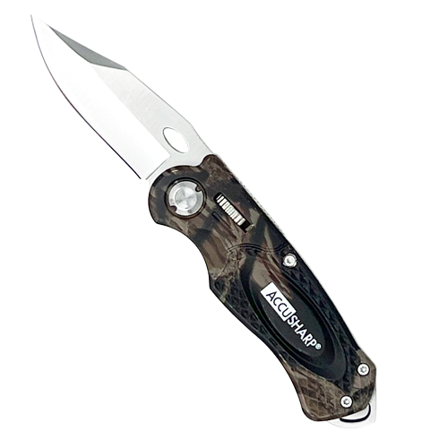 AccuSharp Camo Sport Knife - A704C