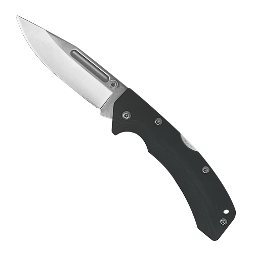 AccuSharp Folding LockBack Knife Black - A711C
