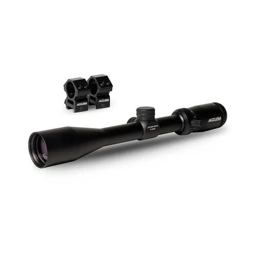 Accura Rapid Extreme 4-12x40 Illuminated BDC Scope 30mm with Weaver Rings - AC412X40BDC