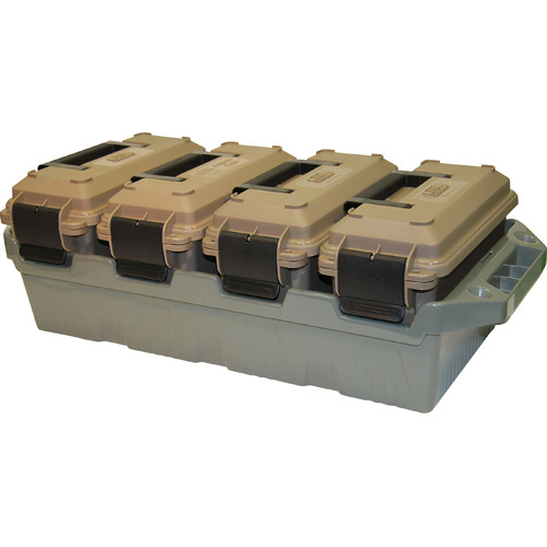 MTM 4 Can Ammo Crate With 4 x 30 Cal Ammo Cans Included - AC4C