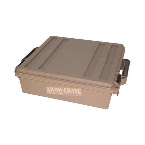 MTM Ammo Crate 4.5" Deep Utility Box - Dark Earth - ACR5P-72