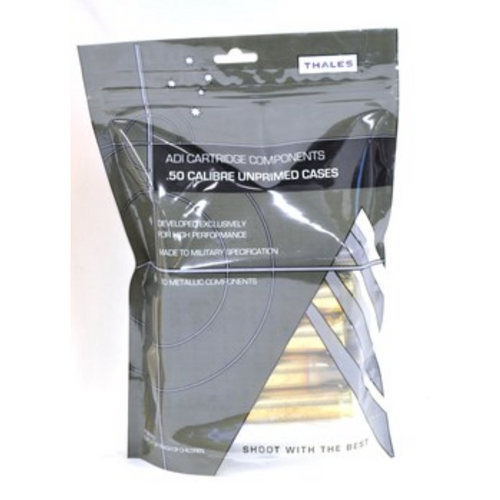 ADI .50 Calibre Unprimed Cases 10 Pack - ADI50BMG