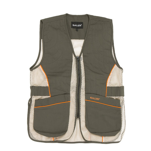 Allen Ace Shooting Vest - Med/Large - Olive Green - 22611