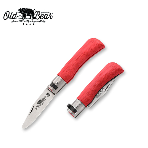 Old Bear Young Pocket Knife Red - XSmall - ANT-9351-15-MRK