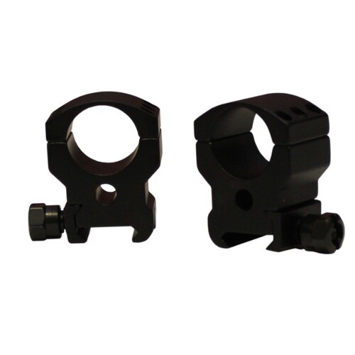Max-Hunter 1 Inch Rings High Weaver Style Alloy AR-1003WH
