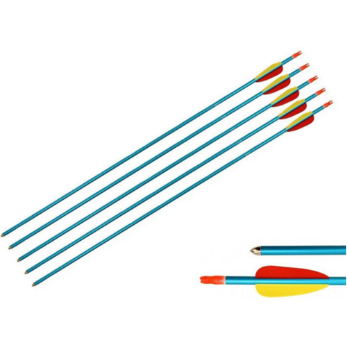 Complete Arrow - Aluminium with Tin Point 29" 5 Pack