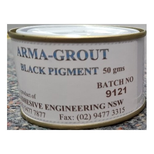 Arma-Grout Rifle Bedding Black Pigment 50g - ARMAPBL