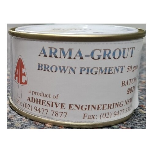 Arma-Grout Rifle Bedding Brown Pigment 50g - ARMAPBN