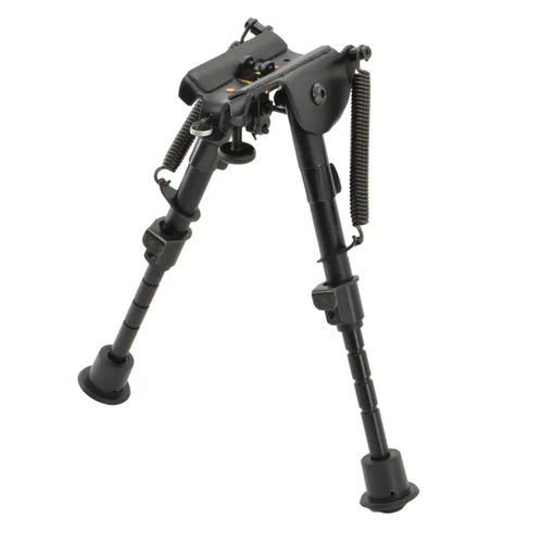 Aimtech Bipod Heavy Duty Stud Mount with Notched Leg 6-9" Adjustment - AT10754