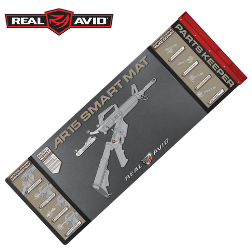 AR15 Oil Resistant Gun Cleaning Mat w Magnetic Parts Tray - AV-AR15SM