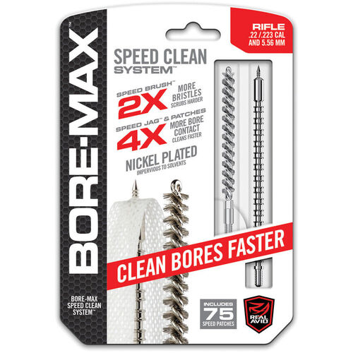Real Avid Bore-Max® Speed Cleaning System Set for .22, .223 Cal, 5.56mm - AV-BMSET223
