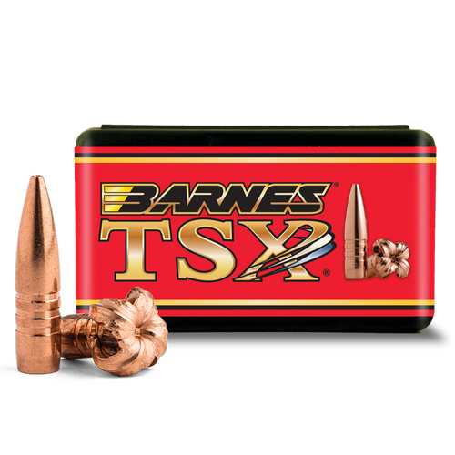 Barnes 30cal 180gr TSX® BT All-Copper Rifle Projectiles 50pk - B30353