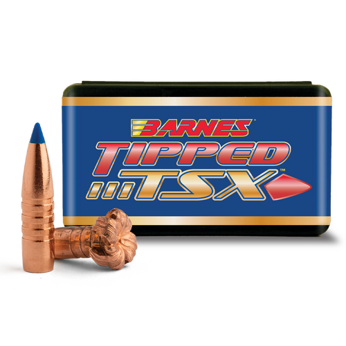 Barnes 30cal 150gr Tipped TSX® BT All-Copper Rifle Projectiles TTSX BT 50pk - B30366