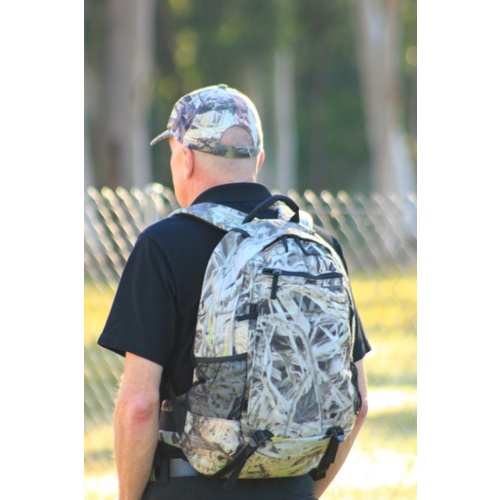 Max-Hunter "Stalker" Backpack with Back Support Koorangie Camo - BAG-003
