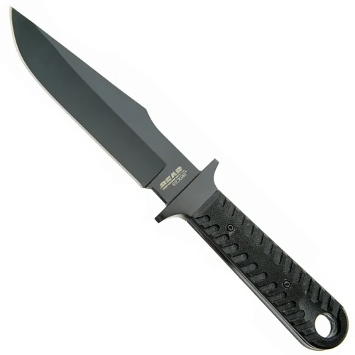 Bear Edge 9 5/8" G10 Handle Bowie Stainless Steel Knife with Ballistic Sheath - BAS-61108