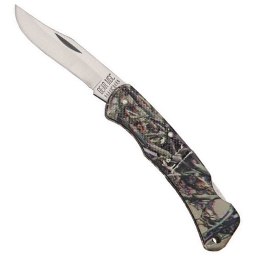 Bear & Son 3 3/4" Camouflage Zytel Lockback Knife - BAS-705CO