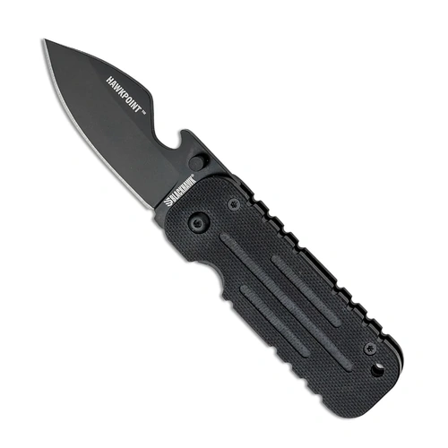 Blackhawk HawkPoint Compact 2.5" Folding Knife w/Clip - BAS-BH15HP01BK