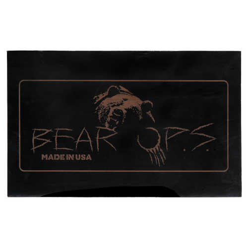 Bear & Son OPS Large Black Leather Mat - BAS-OPSLLM