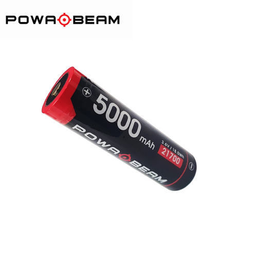 Powa Beam 21700 5000mah Rechargeable Torch Battery - BAT-S21700