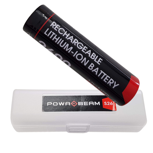 Powa Beam 18650 2600mah Rechargeable Torch Battery - BAT-S26