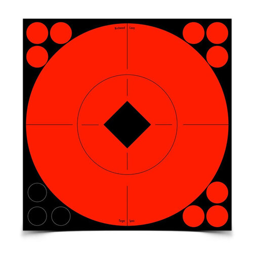Birchwood Casey Self Adhesive Target Spots 8" - Radiant Orange BC-33916