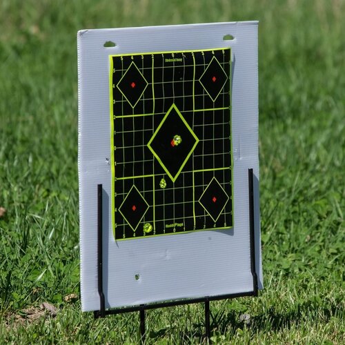 Birchwood Casey Shoot-N-C Sight-In Paper Reactive Shooting Targets - 6 Targets 36 Pasters 8" BC-34105 