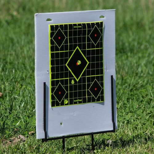 Birchwood Casey Shoot-N-C Sight-In Paper Reactive Shooting Targets - 15 Targets 36 Pasters 8" BC-34105 