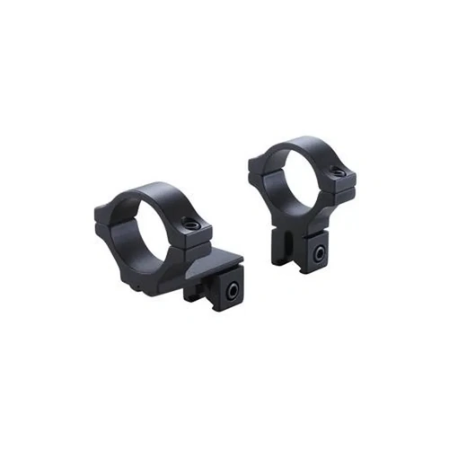BKL 0.6 Long Offset Matte Black Dovetail Rings - BKL-274-MB